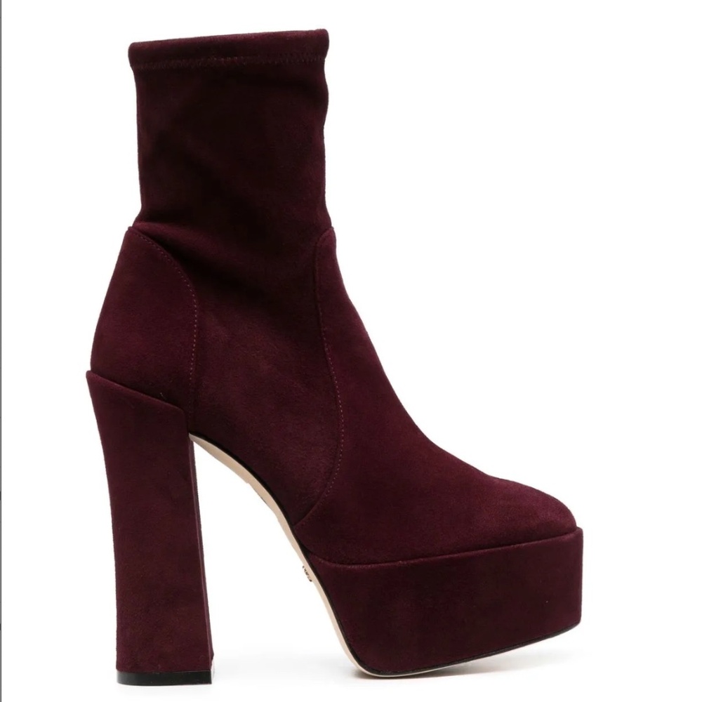 Stuart Weitzman Skyhigh suede platform boots